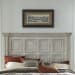 Big Valley - Queen Mansion Headboard - Whitestone