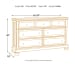 Flynnter - Medium Brown - 5 Pc. - Dresser, Mirror, King Panel Bed