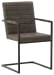 Strumford - Dark Gray - Dining Uph Arm Chair (2/cn)