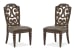 Durango - Extendable Trestle Dining Table With 6 Side Chairs, 2 Host Chairs, Buffet And Hutch - Willadeene Brown / Gray