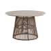 Alesso - Round Dining Table - Brown / Sand