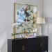 Rock & Roll - Framed Abstract Art - Gray
