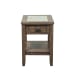 Mesa Valley - Chair Side Table - Dark Brown