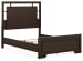 Covetown - Full Panel Bed - Dark Brown