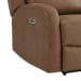 Avanti - PU Power Recliner With Power Motion Head Recliner - Whiskers Brown