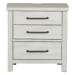 Modern Farmhouse - 3 Drawer Nightstand - White