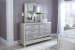 Coralayne - Gray - 5 Pc. - Dresser, Mirror, Chest, Queen Upholstered Bed