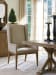 Cypress Point - Milton Host Chair - Light Brown - Fabric