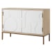 Weimar - 2 Door Cabinet - White / Woodtone