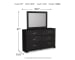 Belachime - Dresser, Mirror - Black