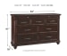 Brynhurst - Dark Brown - 5 Pc. - Dresser, Mirror, California King Panel Bed