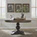 Americana Farmhouse - Optional Pedestal Table - Dark Brown
