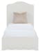 Commerce And Market - Liv Twin Upholstered Bed - Beige