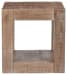 Waltleigh - Distressed Brown - Square End Table