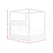 Arcadia - King Canopy Bed - Grey