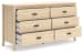 Cabinella - Tan - 4 Pc. - Dresser, Chest, Full Platform Panel Bed