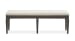 Calistoga - Bench With Upholstered Seat - Weathered Charcoal