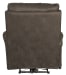 Maddie - Faux Leather Power Wall Hugger Recliner - Light Brown
