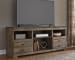 Trinell - Brown - 63" TV Stand W/Fireplace Option