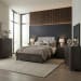 Modern Edge - 5 Piece Bedroom Set (King Storage Bed, Dresser & Mirror, Chest, Night Stand) - Caffe