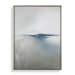 Above The Waterline - Abstract Painting - Blue / Gray / White
