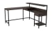 Camiburg - Warm Brown - 3 Pc. - L-desk With Storage, Bookcase, Swivel Desk Chair