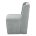 Cormac - Performance Fabric Rolling Dining Chair - Capri Sapphire