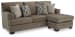 Stonemeade - 3 Pc. - Sofa Chaise, Chair And A Half, Ottoman - Nutmeg