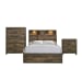 Bailey - Queen Panel 3 Piece Bedroom Set With Bluetooth - Walnut
