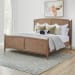 Verona - King Panel Bed - Light Brown