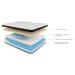 Chime - White - 12" Queen Mattress