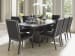 Carrera - Vantage Upholstered Arm Chair - Dark Gray