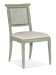 Charleston - Upholstered Seat Side Chair (Set of 2) - Green / Beige