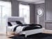 Jarlee - White - King Upholstered Panel Bed