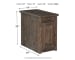 Wyndahl - Rustic Brown - Chair Side End Table