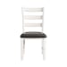 Martin - Brown 6 Piece Dining Set, Table, Four Chairs & Bench - White