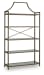 Bernonly - Antique Bronze Finish - Bookcase