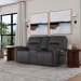 Wilson - Power Reclining Loveseat With Console And Power Headrests - Thunder