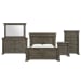 Kings Court - King 5 Piece Bedroom Set - Gray