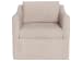 Asher - Slipcover Swivel Chair Outdoor, Special Order - Beige