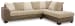 Keskin - Sand - Right Arm Facing Corner Chaise 2 Pc Sectional