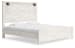 Gerridan - White - 7 Pc. - Dresser, Mirror, Queen Panel Bed With Sconces, 2 Nightstands
