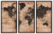 Pollyanna - Tan / Black - Wall Art Set (Set of 3)