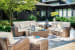 Sandy Bloom - Beige - 6 Pc. - Lounge Set