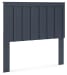 Simmenfort - Navy Blue - Full Panel Headboard