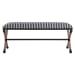 Braddock - Striped Bench - Black