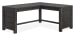 Plum Creek - L Desk With Mobile File Cabinet - Ravenwood Black