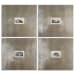 Historical Buildings - Framed Art (Set of 4) - Pearl Silver