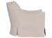 Portia - Skirted Swivel Chair, Special Order - Beige