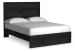 Belachime - Queen Panel Bed - Black